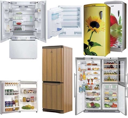 tipos de refrigeradores