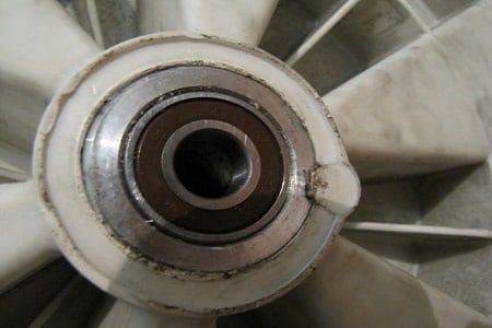 Leaking-bearing-side of the washing machine