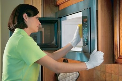 how to clean the microwave at home in 5 minutes