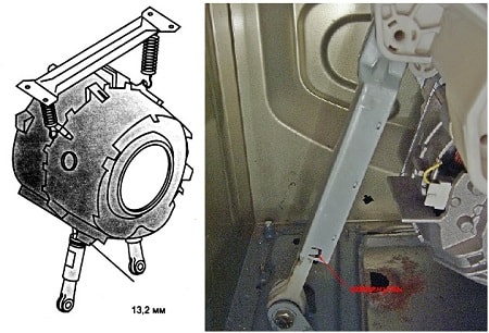 vibration when spinning the washing machine