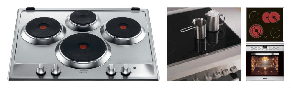 types of electric hobs