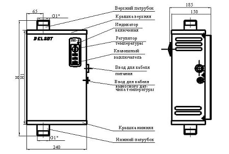 Merkmale der Installation eines Elektrokessels