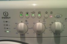 washing machine indesit all indicators are blinking what to do