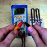 How to ring the heating element of a washing machine with a multimeter