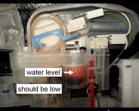 mal funcionamiento del sensor de fugas