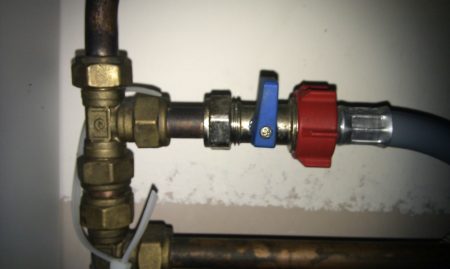 connecting the dishwasher to hot water