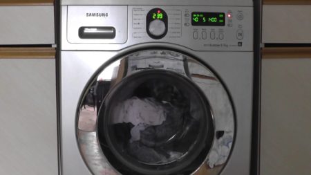 Washing modes in the washing machine: pre-wash, intensive wash ...