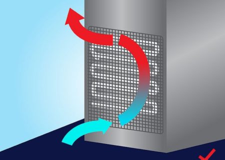 Belüftung des Kühlschranks