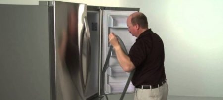 how to outweigh the refrigerator door