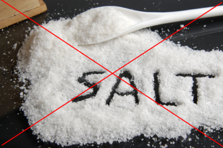 do not use regular salt