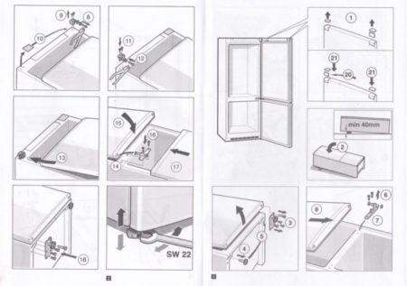 durvju noņemšanas process