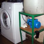 how to connect a washing machine without running water