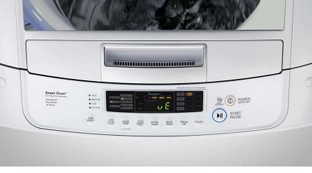 ue error on lg washing machine