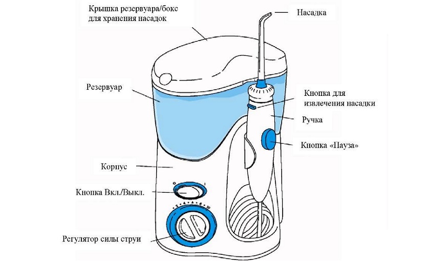 Irrigator ประกอบด้วยอะไร?