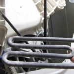 replacement of the heating element in the samsung washing machine