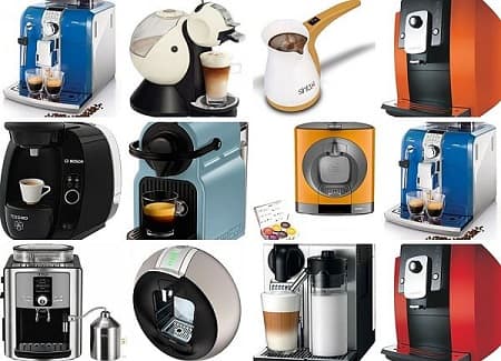 Types of coffee makers