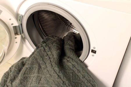 What to do if my sweater is stretched after washing?