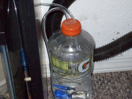 humidificador de una botella de plástico