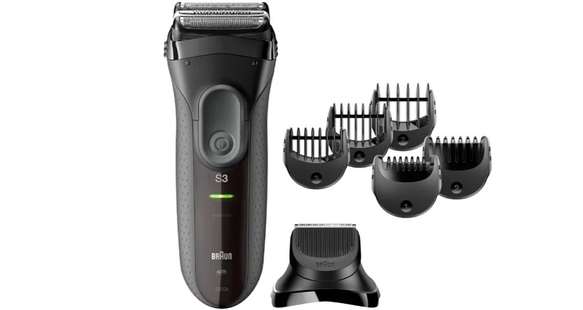 Braun 3000BT serie 3 barbering og stil