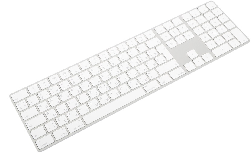 Цифрова клавиатура на Apple Magic Keyboard